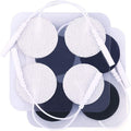 36X Replacement 1.25" 2mm Connector Round TENS Unit Electrode Pads Premium Adhesive Gel for EMS Muscle Stimulator