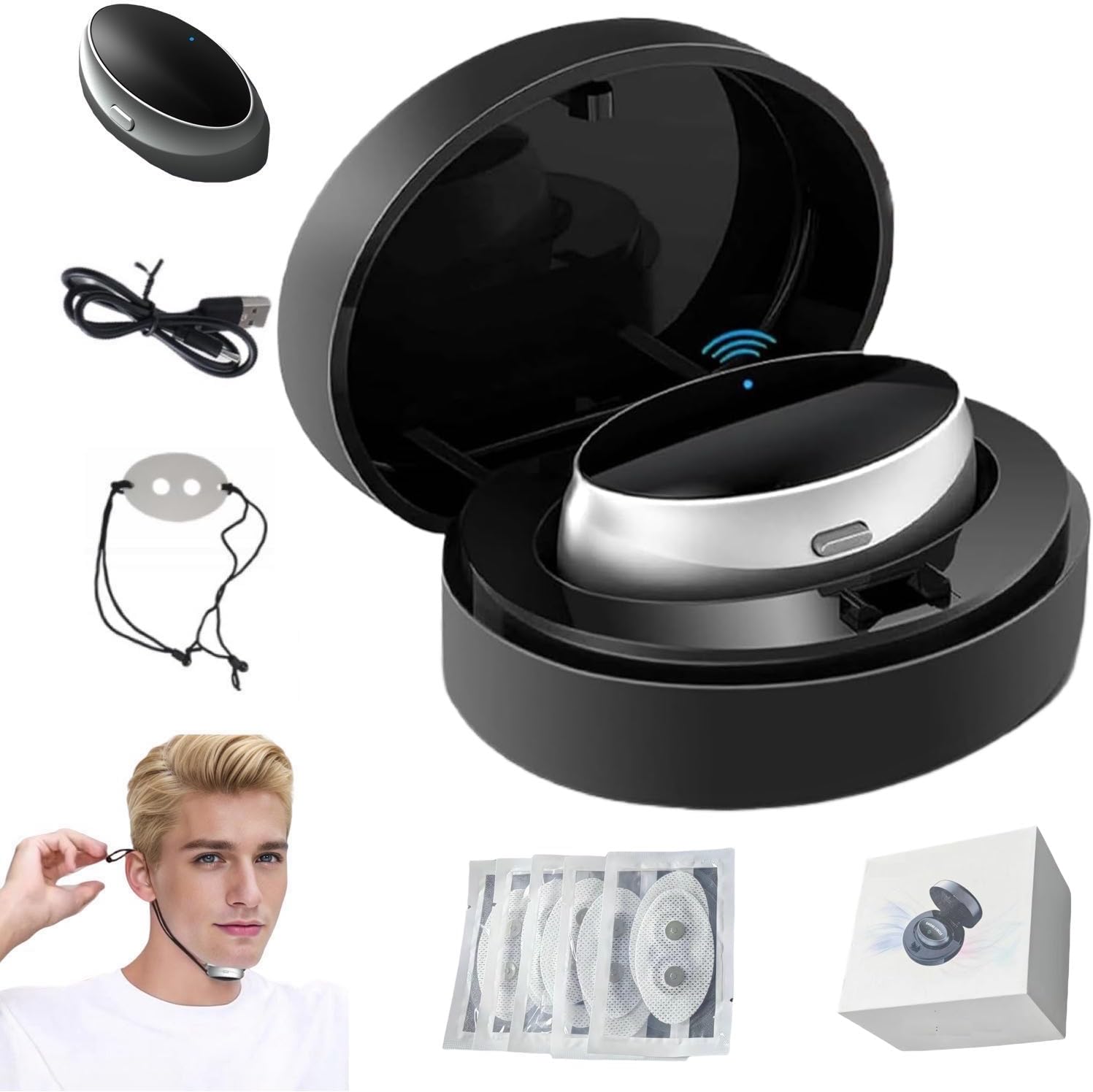 Z3 Pro Snoring Solution, Professional Anti-Snoring Device, 3-Speed Adjustment, Smart Snoring Solution, Breathe Easy, Anti Snore