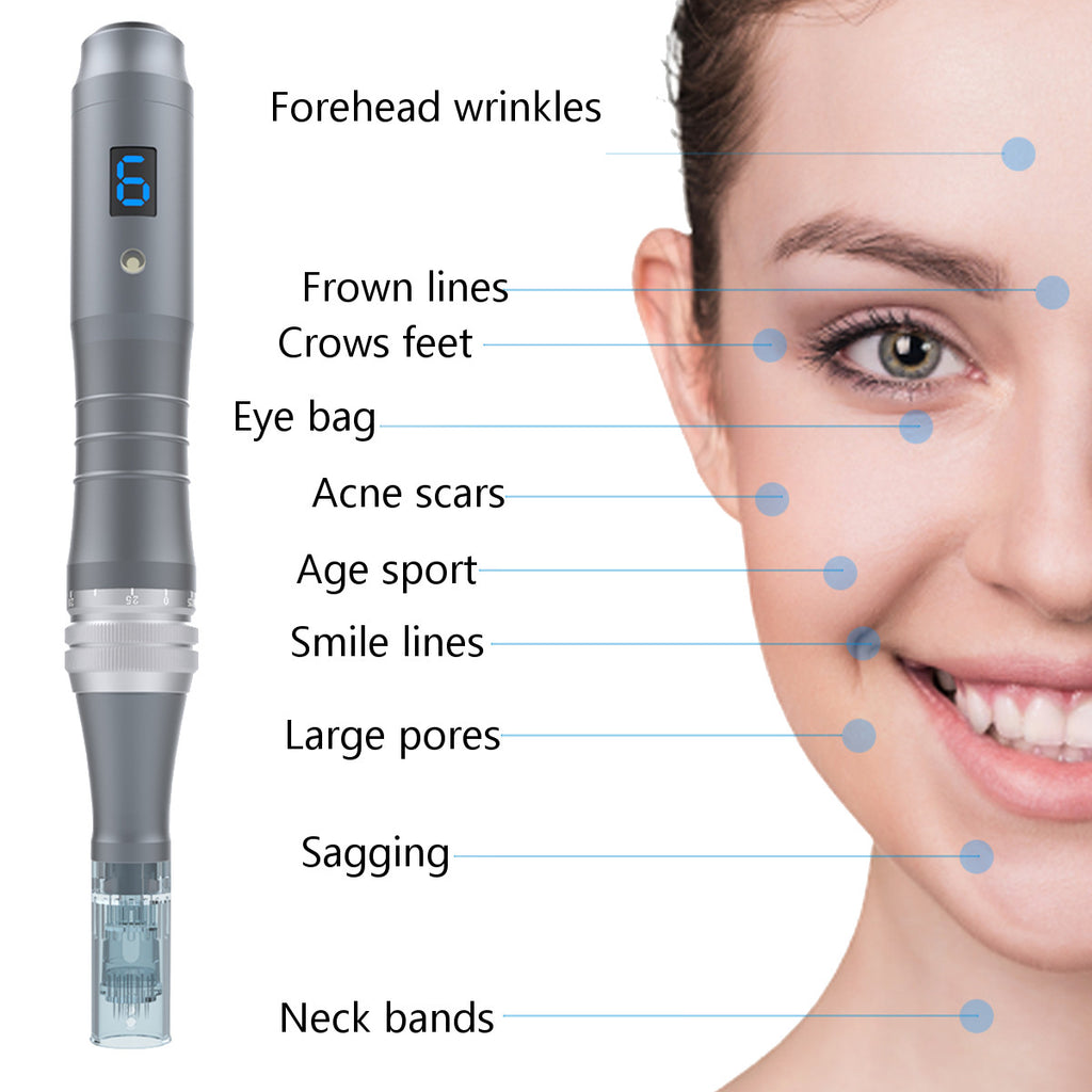 Wireless Dr.Pen Ultima M8 Microneedling Derma Pen 6-Speed Adjustable 0-2.5mm Depth Home Salon Skin Rejuvenation Mesotherapy Tool