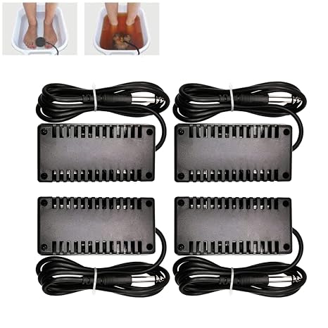 Square Ionic Array Replacement Module With Cable For Ionic Detox Foot Bath Spa Machine Foot Cleansing Equipment Accessory (4/6/10/12 Pack)