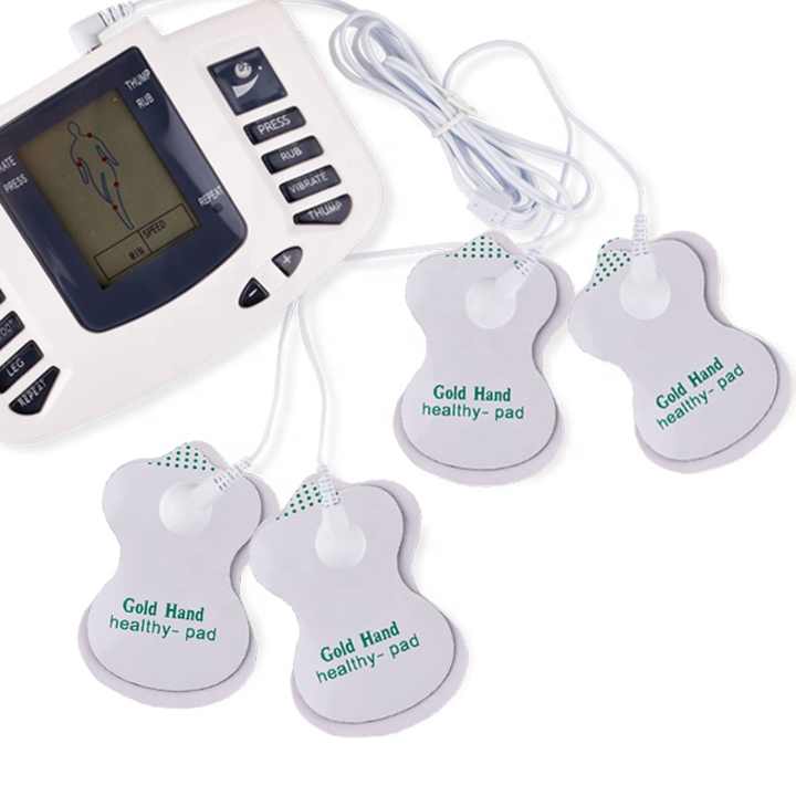 10/20/50 PCS Snap On Replacement Gourd-shaped Electrode Pads for E.M.S TENS  Unit Pulse Massager Digital Therapy Machine