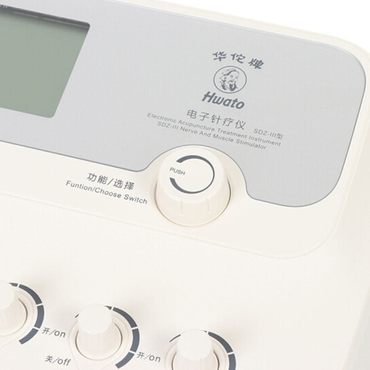Electronic SDZ-III Acupuncture Massager Machine, 6 Channels Output Patch Impulse Acupuncture Body Care with Large Screen Display