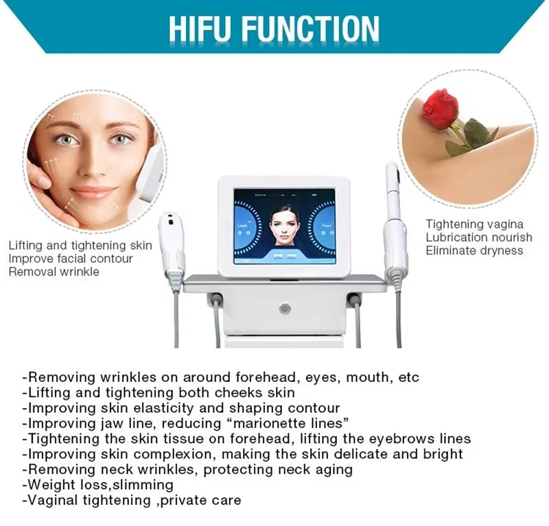 Professional Skin Tightening Rejuvenation Machine Lifting 1.5mm 3.0mm 4.5mm 8.0mm 13.0mm Cartridge 10000 Shots