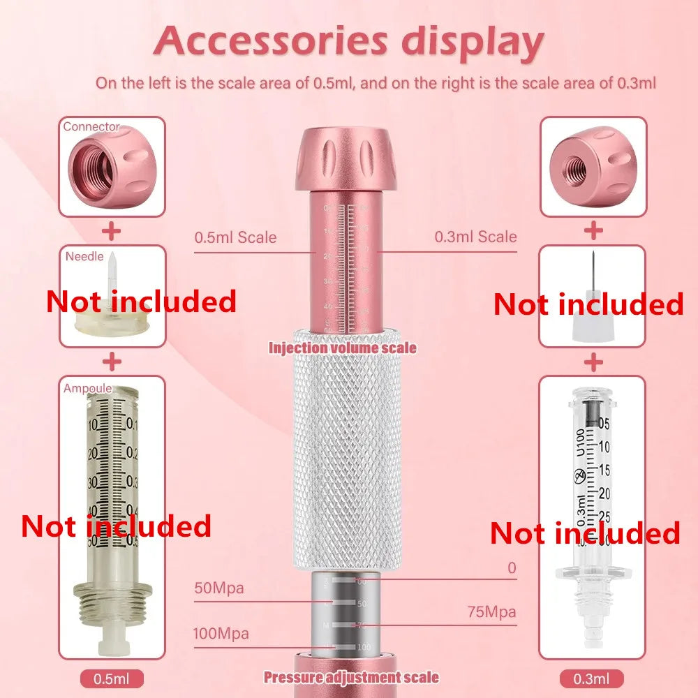 0.3ml 0.5ml 2 in 1 Head Hyaluronic Acid Dermal Filler Pen for Lips Enhancement Skin Rejuvenation Care Anti Wrinkle Spa Home Use
