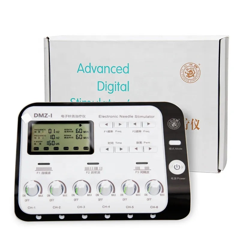 New 6 Output Electronic Acupuncture Device DMZ-1 Electroacupuncture Acupuncture Therapy Massager for Pain Relief Home Use