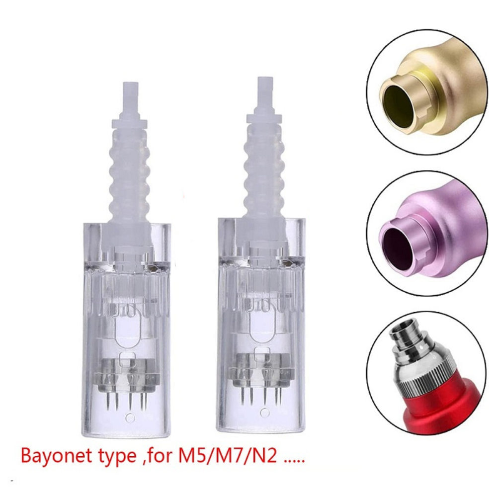 Micro Needle Cartridge Replacement Dr Pen Needles Cartridge Bayonet Coupling for M5 M7 N2 a6 E30 Skin Meso Therapy Microneedling Pen