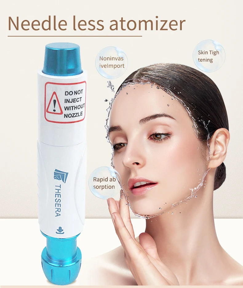 Painless Needle Free Injector Lip Plumper No Needle No Pain for Skin Tightening Face Lift Beauty