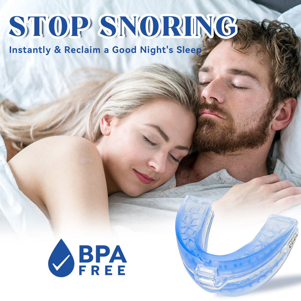 Anti Snoring Device Snoring Solution – Adjustable Snore Stopper Mouth Guard for Men & Women – Anti Snoring Mouthpiece to Improve Sleep – Reusable Night Use