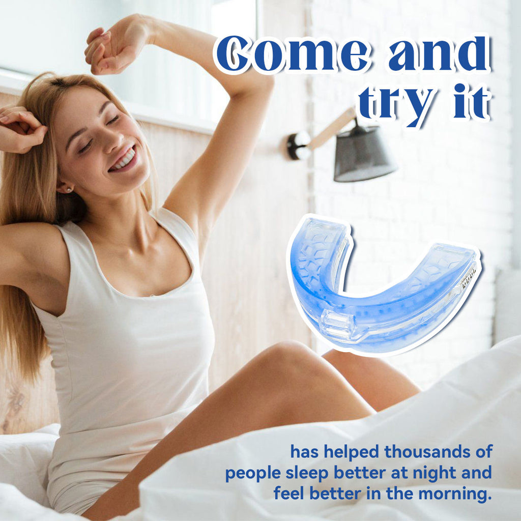 Anti Snoring Device Snoring Solution – Adjustable Snore Stopper Mouth Guard for Men & Women – Anti Snoring Mouthpiece to Improve Sleep – Reusable Night Use