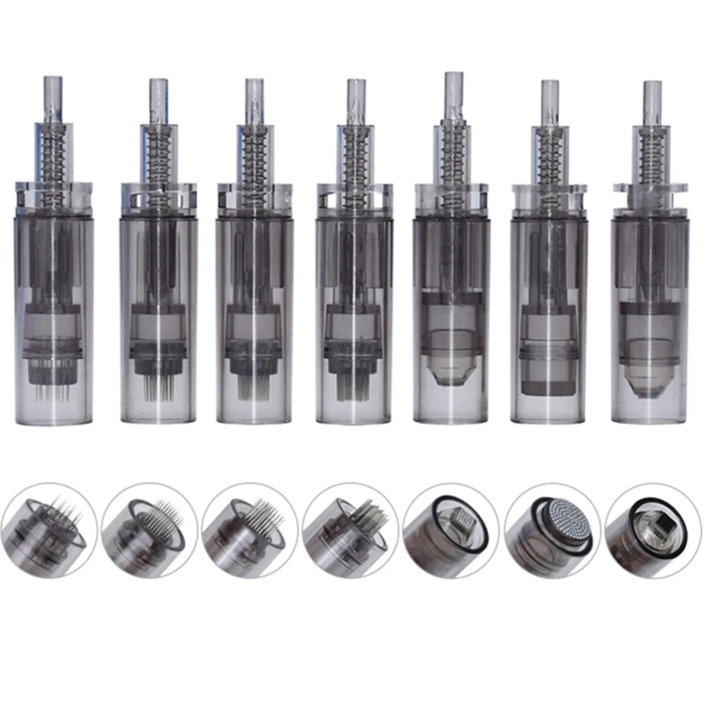 A7 Derma Pen Cartridge Needle Replacement Parts Bayonet Microneedling 12/24/36/42 Pin Dermapen Microneedle MTS Tips