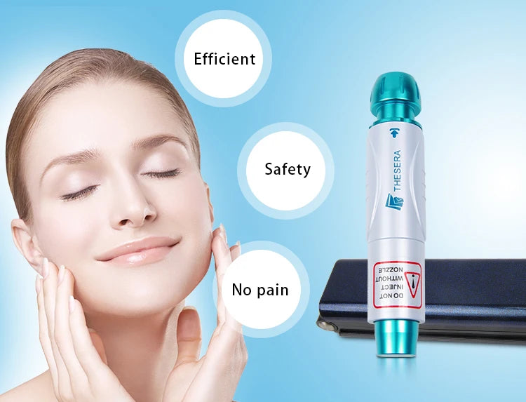 Painless Needle Free Injector Lip Plumper No Needle No Pain for Skin Tightening Face Lift Beauty