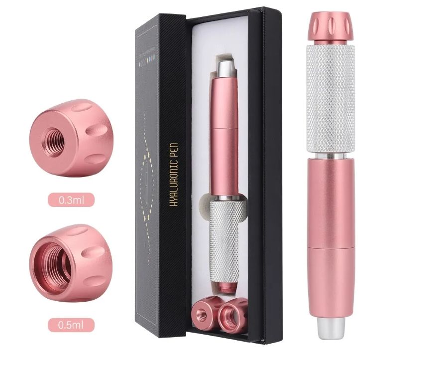 0.3ml 0.5ml 2 in 1 Head Hyaluronic Acid Dermal Filler Pen for Lips Enhancement Skin Rejuvenation Care Anti Wrinkle Spa Home Use
