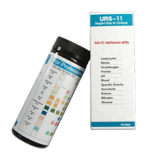 URS-3/9/10/11/12/14 Parameters Urine test Strips test in One Step Urinalysis Strips Reagent