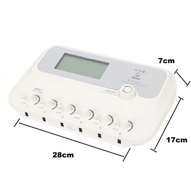 Electronic SDZ-III Acupuncture Massager Machine, 6 Channels Output Patch Impulse Acupuncture Body Care with Large Screen Display