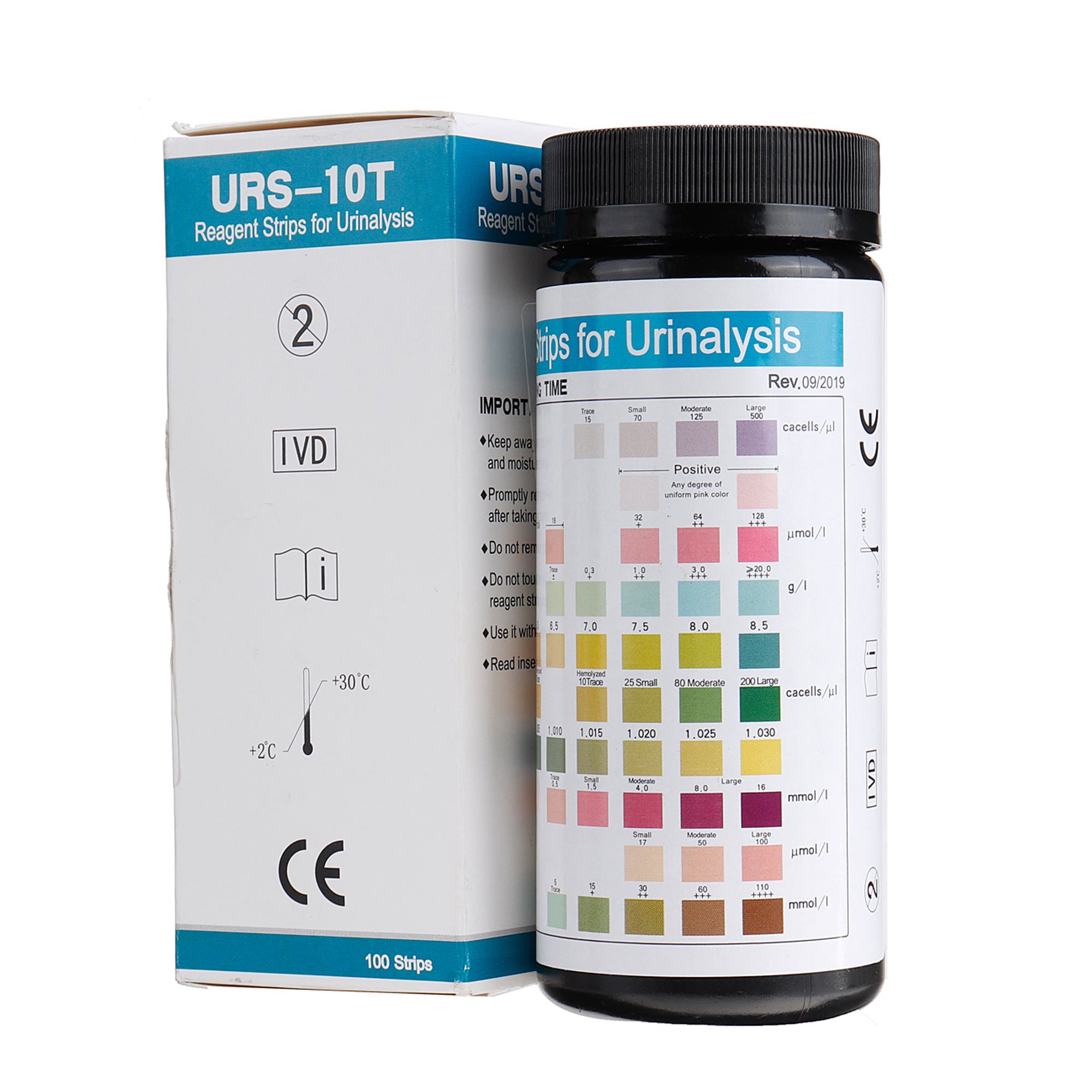 10-in-1 Urine Test Strips, UTI Test Strips for Urinalysis Full Panel, Ketone Test Kit at Home, 100 Count