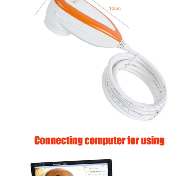 HD 5MP Computer Type USB Iris Detector Analyzer Magnifier Iridology Device Retinal Camera with Aluminum Alloy Box