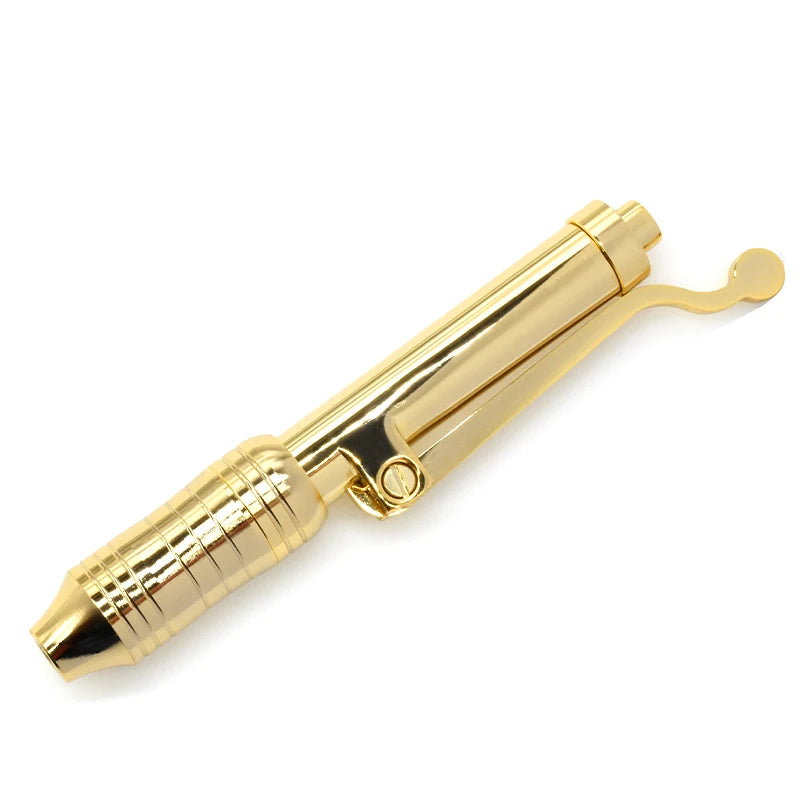 24K Gold 0.3ml Head Anti-Aging Wrinkles Removal Skin Rejuvenation Beauty Applicator Device