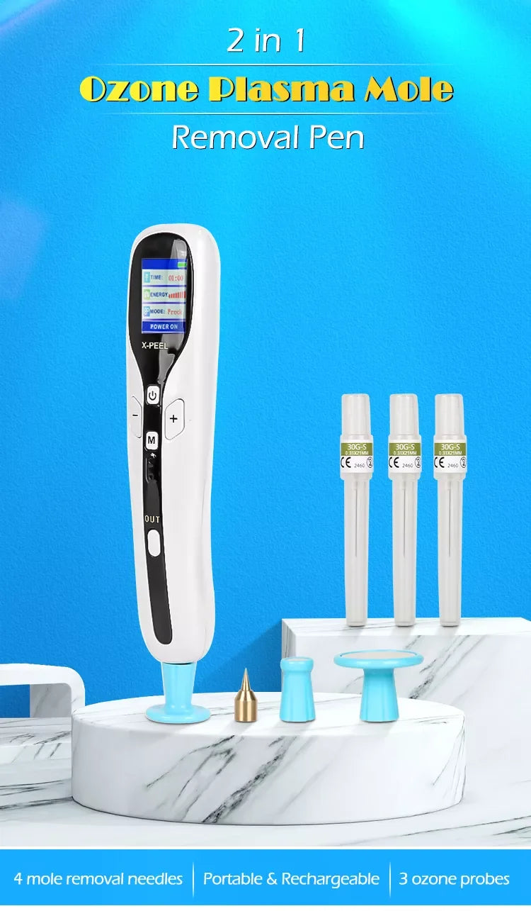 2 in 1 Ozone Plasma Mole Removal Pen for Body and Face Lifting Eyelid Lifting Plasma Pen