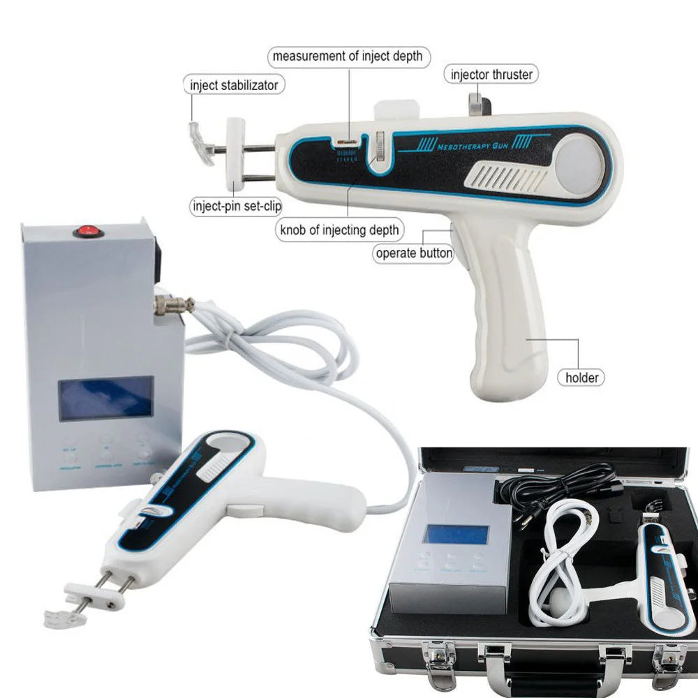 Anti-aging Mesotherapy Gun U225 Meso Injection Gun  Mesogun Facial Wrinkle Removal Beauty Machine