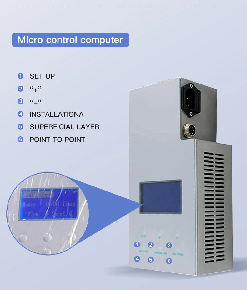 Anti-aging Mesotherapy Gun U225 Meso Injection Gun  Mesogun Facial Wrinkle Removal Beauty Machine