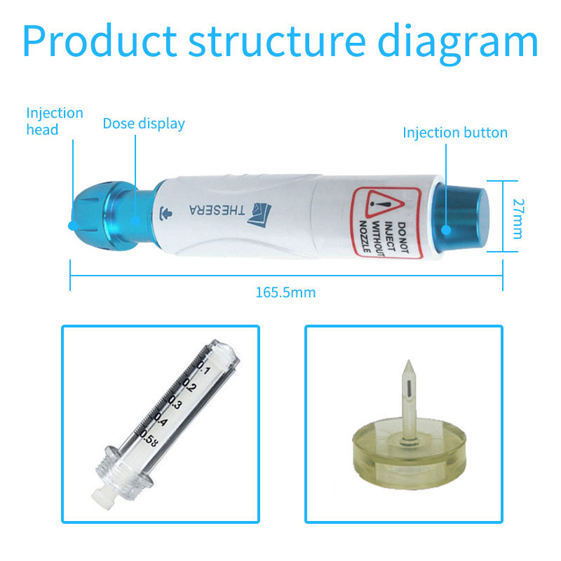 Painless Needle Free Injector Lip Plumper No Needle No Pain for Skin Tightening Face Lift Beauty