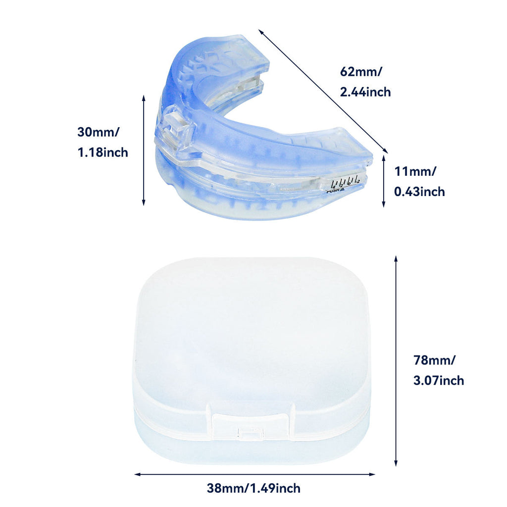 Anti Snoring Device Snoring Solution – Adjustable Snore Stopper Mouth Guard for Men & Women – Anti Snoring Mouthpiece to Improve Sleep – Reusable Night Use