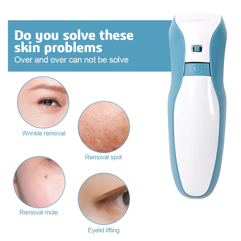 Plasma Pen Eyelid Lifting Wrinkle Removal Skin Spot Wart Tattoo Mole Remover Home Beauty Tools 2 Level