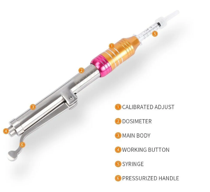 0.3ml Adjustable Skin Lifting Machine Empty Ampoule Nozzles Adapters-without Hydratinq Hyaluronic Acid Serum