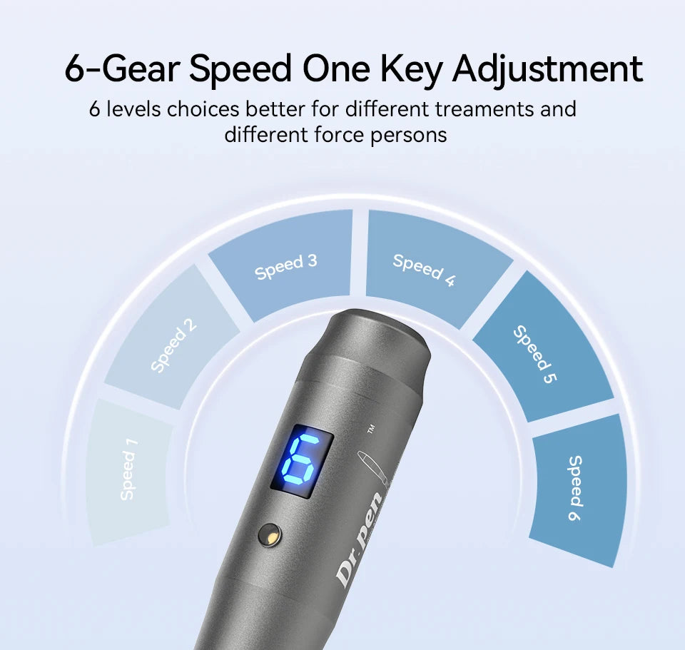 Dr.pen M8 Skincare Anti Aging Auto Microneedle Professional Derma Pen With 6 Digital Speed