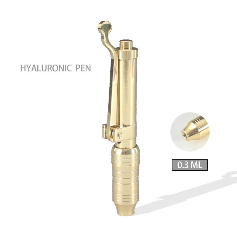24K Gold 0.3ml Head Anti-Aging Wrinkles Removal Skin Rejuvenation Beauty Applicator Device