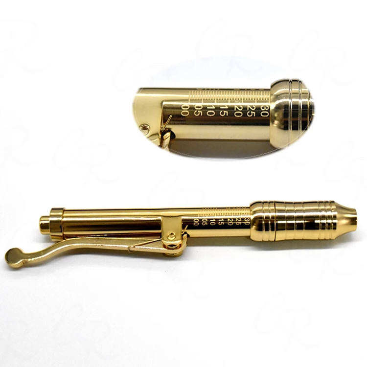 24K Gold 0.3ml Head Anti-Aging Wrinkles Removal Skin Rejuvenation Beauty Applicator Device