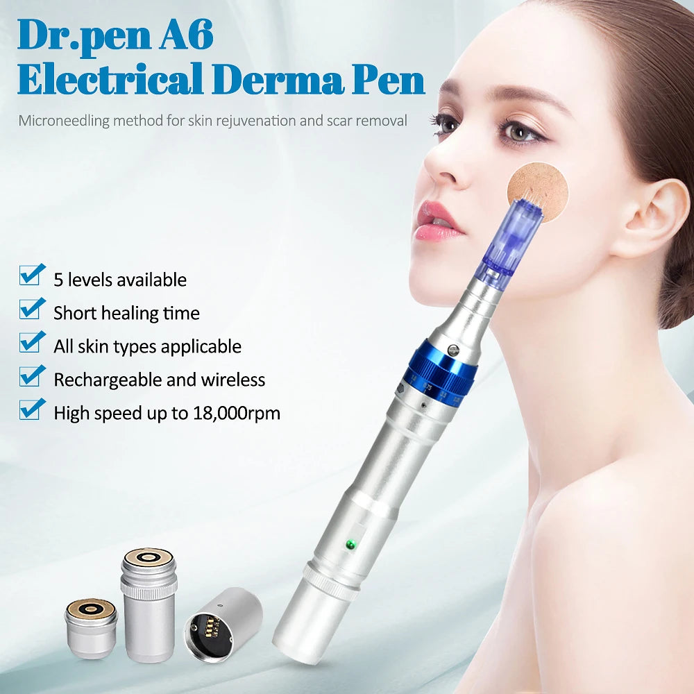 Dr Pen Ultima A6 Wireless Derma Pen Professional Microneedling Pen Permanent Makeup Eyebrows Eyeliner Lips Tattoo Gun