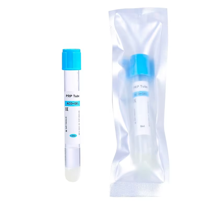 10 Pack Disposable 10ml Acd Gel Tubes With Cap Vacuum for Blood Collection Medical & Veterinary Beauty Facial Use