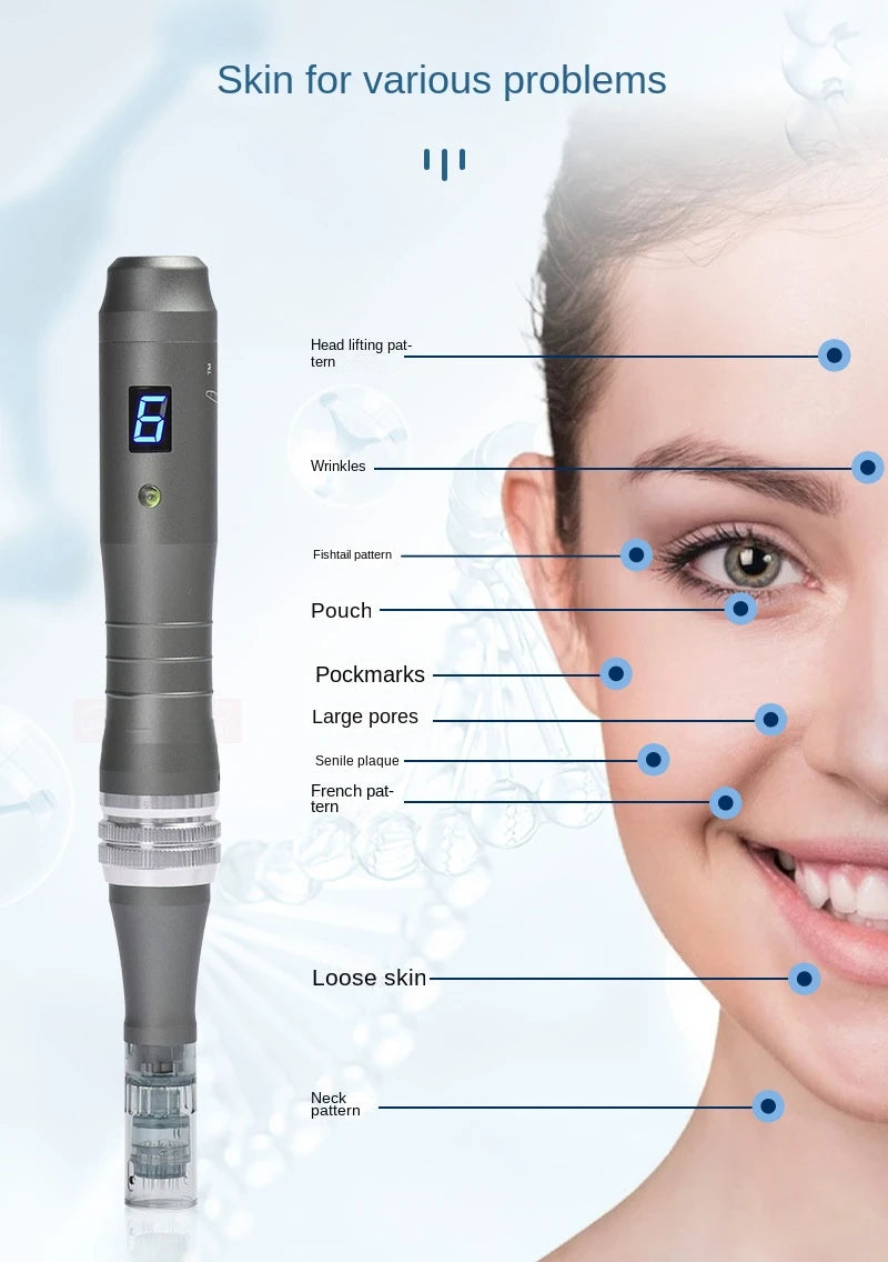 Dr.pen M8 Skincare Anti Aging Auto Microneedle Professional Derma Pen With 6 Digital Speed