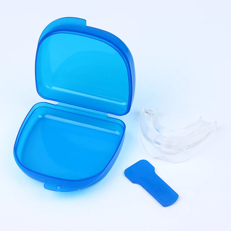 Anti Snore Mouthpiece Stop Snoring Aid Sleep Apnea Solution Comfortable Night Guard Dental Device Prevent Teeth Grinding Jaw Alignment Tongue Stabilizer Snore Stopper