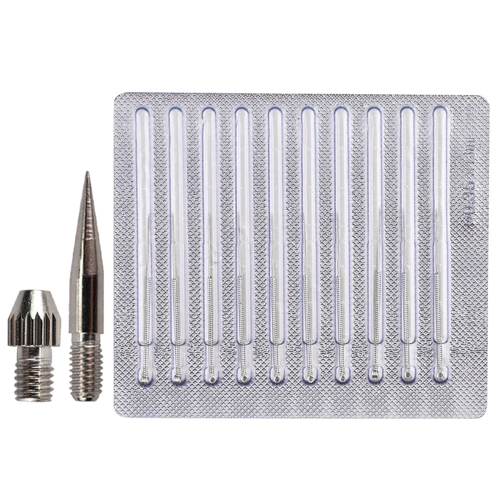 Dark Spot Freckle Laser Plasma Point Pen Needles Set For Mole Wart Tattoo Skin Tag Remover Face Care Replacement Accessories