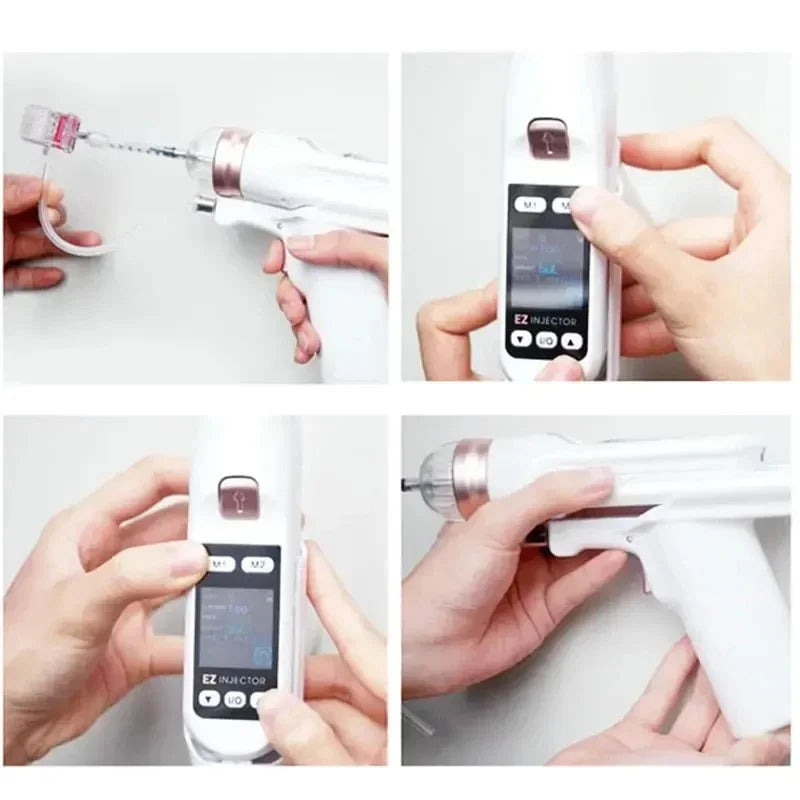 White EZ Non-invasive Hydrating Water Light Meter for Home Use, Portable Water Light Needle, No Leakage Beauty Instrument