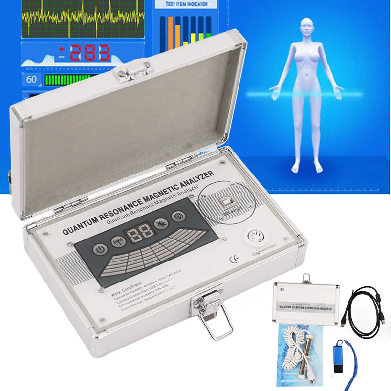 Latest Quantum Magnetic Resonance Analyzer New version Body Analyzer Checking Set