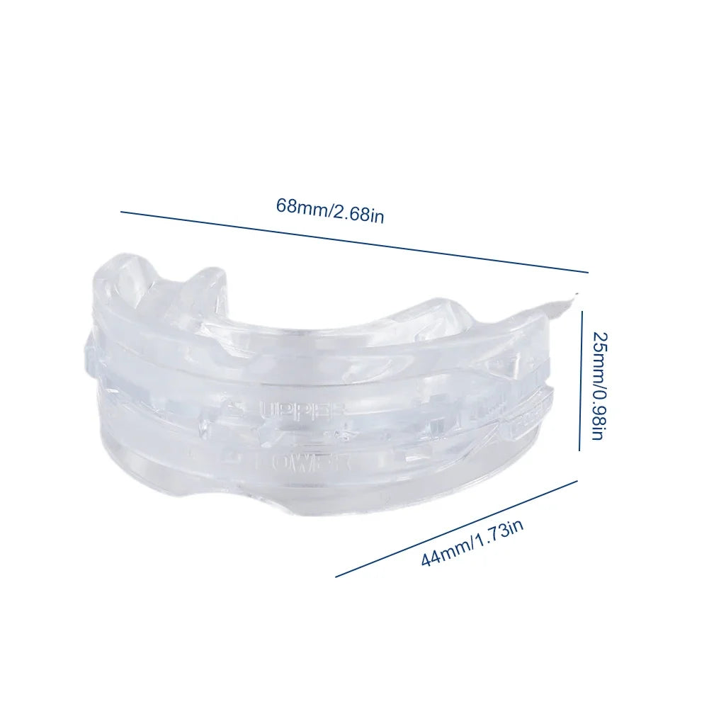 Stop Snoring Mouthpiece Sleep Apnea Guard Bruxism Anti Snore Pure Grind Aid Tray