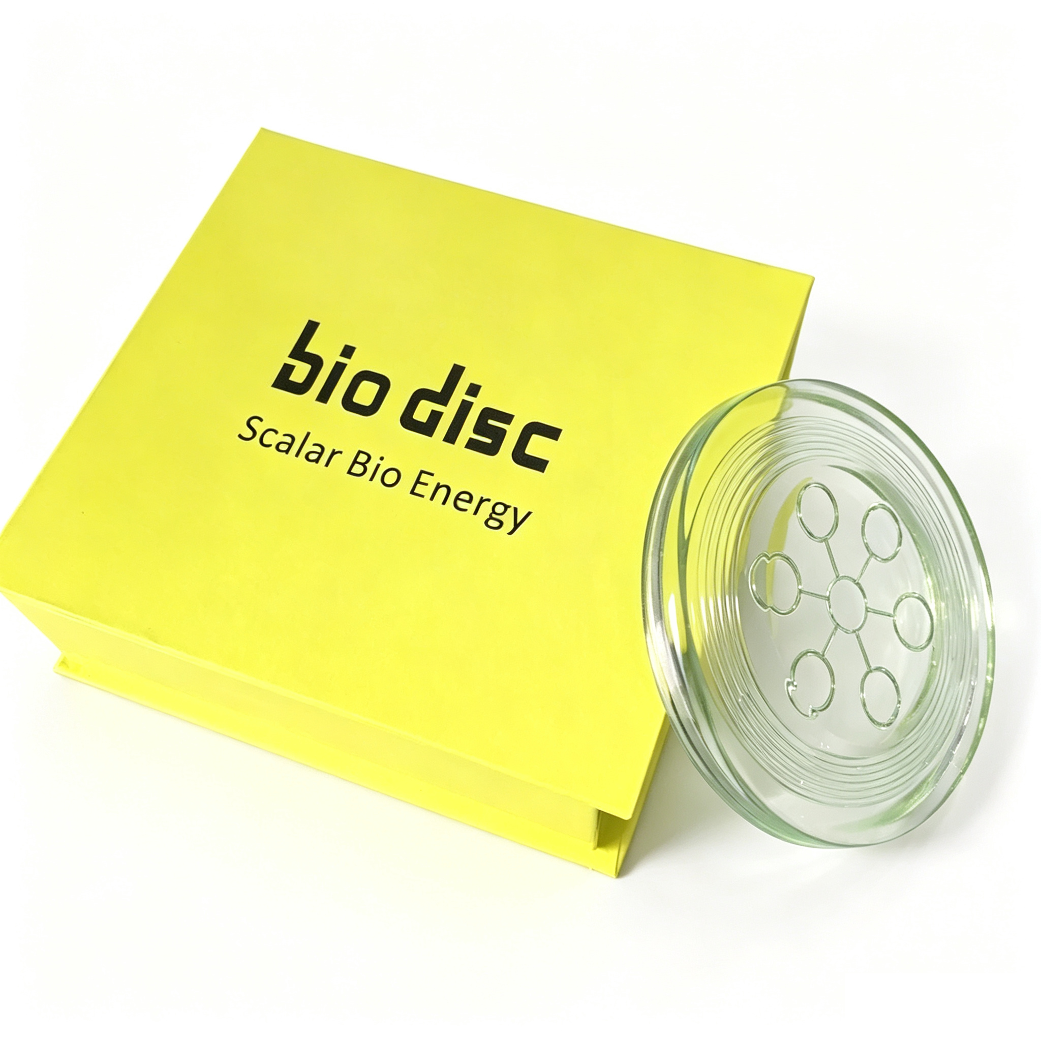1PC Authentic Bio Disc 2 Scalar Energy Bio Disc Amazing Power Ion Energy Health Care Crystal Disc with Gift Box