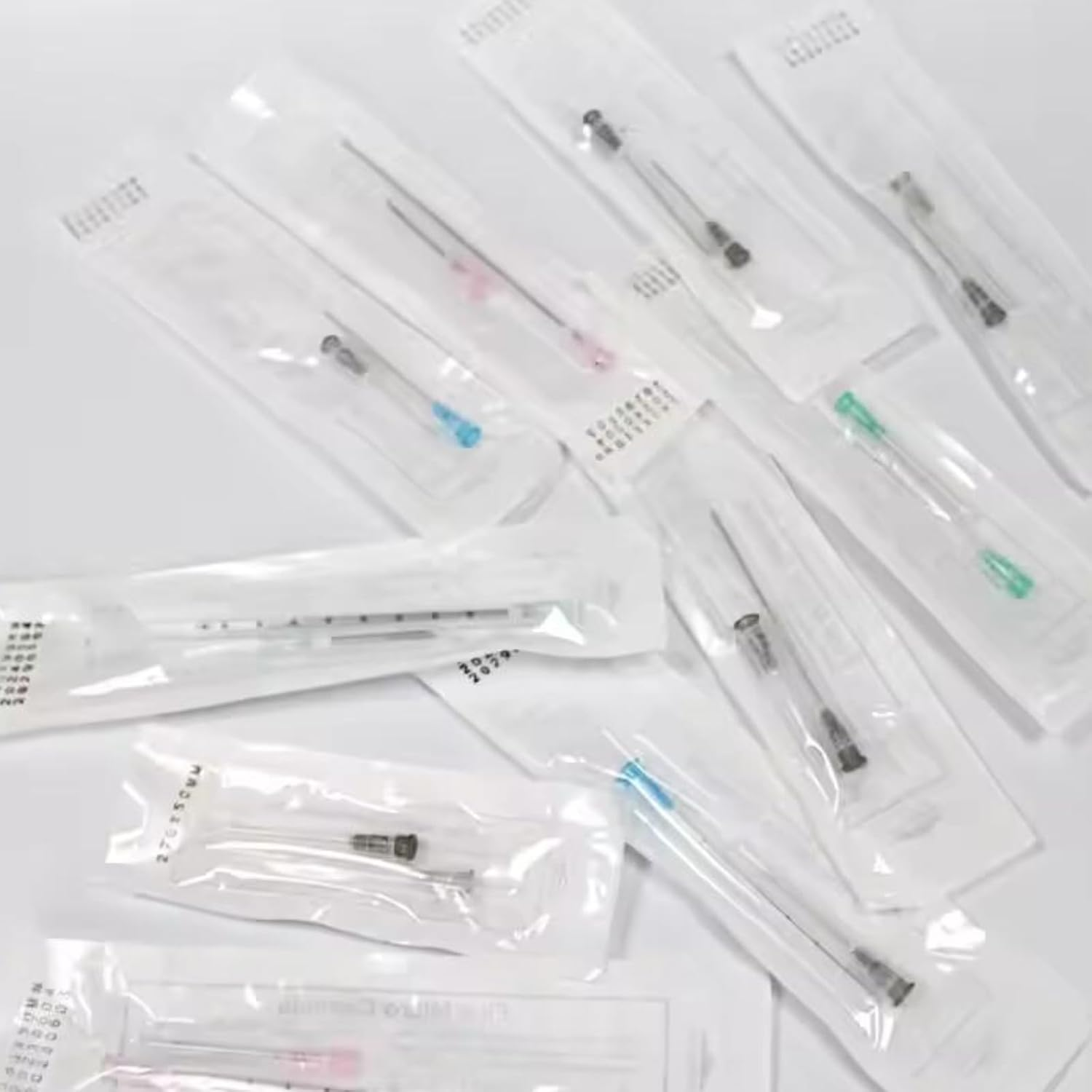 Micro Cannula with Puncture,Blunt Tip for Filler-18g/21g/22g/23g/25g/27g/30g 25/38mm/50/70mm