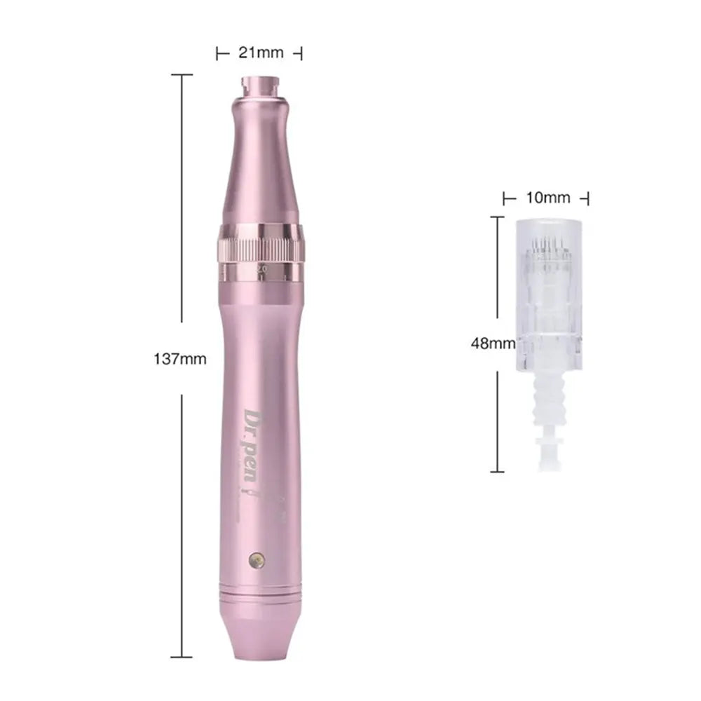 Wireless Pink Dr.Pen Ultima A6 Microneedling Derma Pen 5 Speed 0-2.5mm Depth Home Salon Anti-Aging Skin Rejuvenation Tool