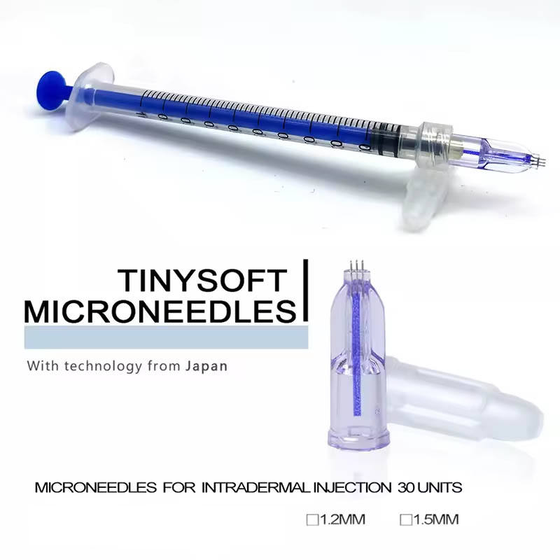 10Pcs 1.2mm/1.5mm Microneedling Film 3Pin 34G Micro Needles For Anti Aging Around Eyes and Skin and Tightening