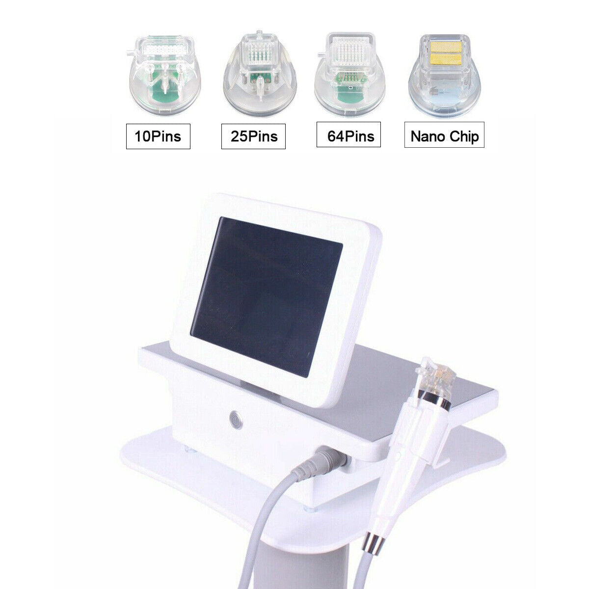 5/10/20 PCS Disposable Micro Green Cartridge Needles 10/25/64 Nano Chip for RF Fractional Skin Care Beauty Machine