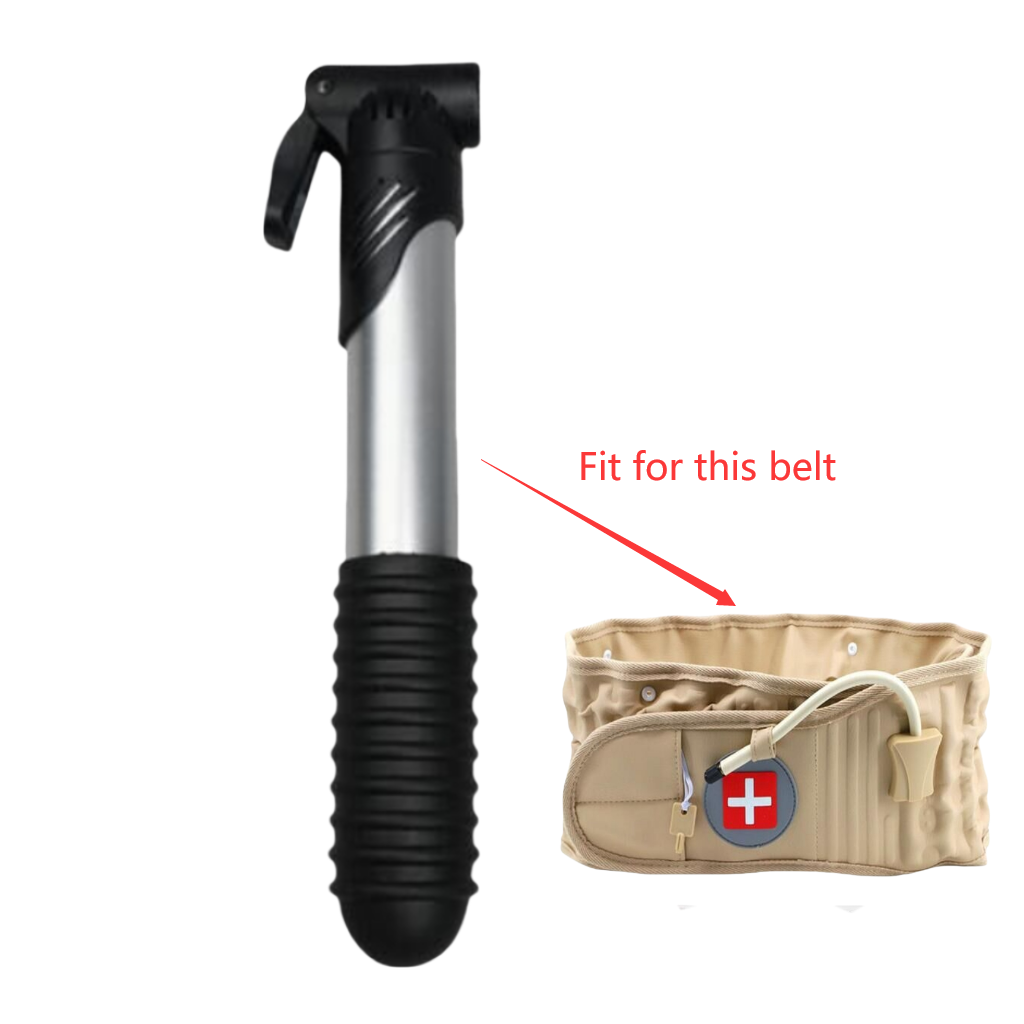 Black Hand Air Pump Accessory Fit for Inflating Decompression Back Brace Belt