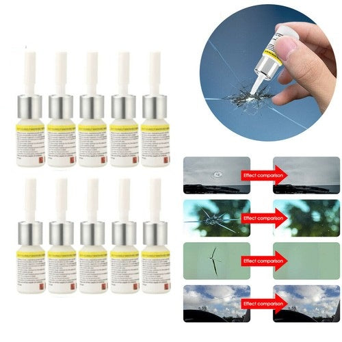 5/10 Pack Automobile Crack Glass Repair Kit Automobile Windshield Nano Repair Liquid Automobile DIY Window Tools Glass Scratch Repair
