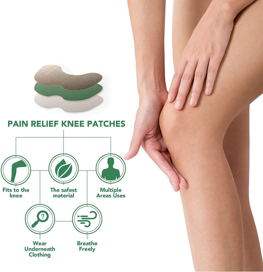 10/20/40 PCS Disposable Knee Pain Relief Patches Warming Herbal Plasters for Ache Knee Heat Pain Relief Therapy