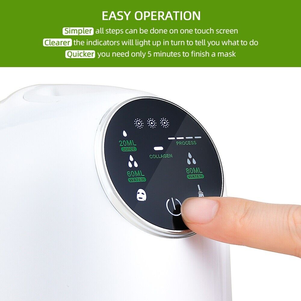Personal Automatic Vegetable Fruit Face Mask Maker Home Use DIY Making Auto Facial Mask Beauty Machine