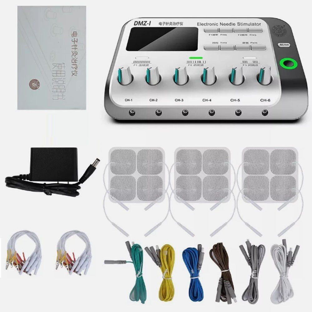 New 6 Output Electronic Acupuncture Device DMZ-1 Electroacupuncture Acupuncture Therapy Massager for Pain Relief Home Use