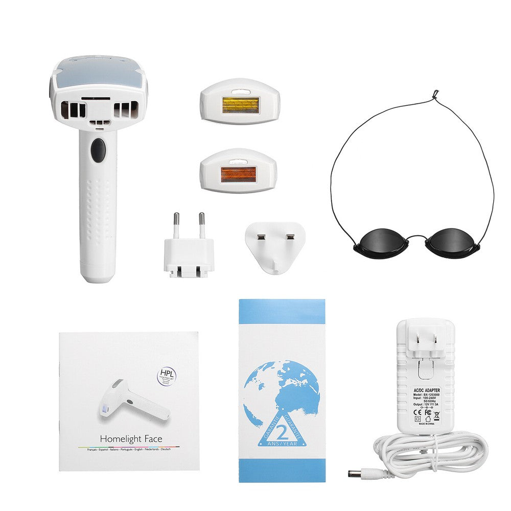 Portable 4 In 1 Laser IPL Permanent Hair Removal Machine Face& Body Skins Painless Beauty Device Home Use